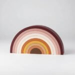 Arcoíris Montessori De Madera Apilable Nórdico Nordico - Imagen 3