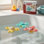 Spinner Sensorial Bebé Con Ventosa Set X3 Agua Baño Multicolor - Imagen 2