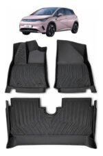 Juego De Alfombras 3d Premium Para Byd Dolphin Auto Negro - Imagen 5