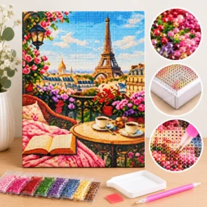 Pintura Con Diamante Cuadro Diamond Painting 5d 40x30cm Kit