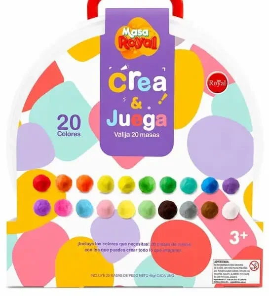 Valija De Masas Plastilina Crea
